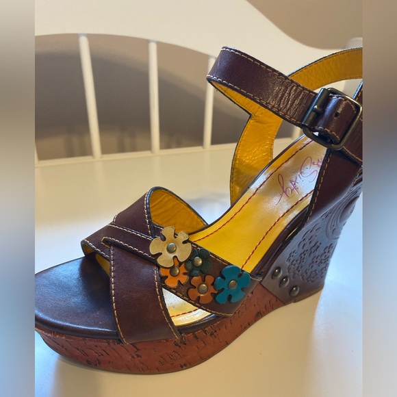 Miss Sixty 70s inspired wedge sandals - Picture 3 of 4
